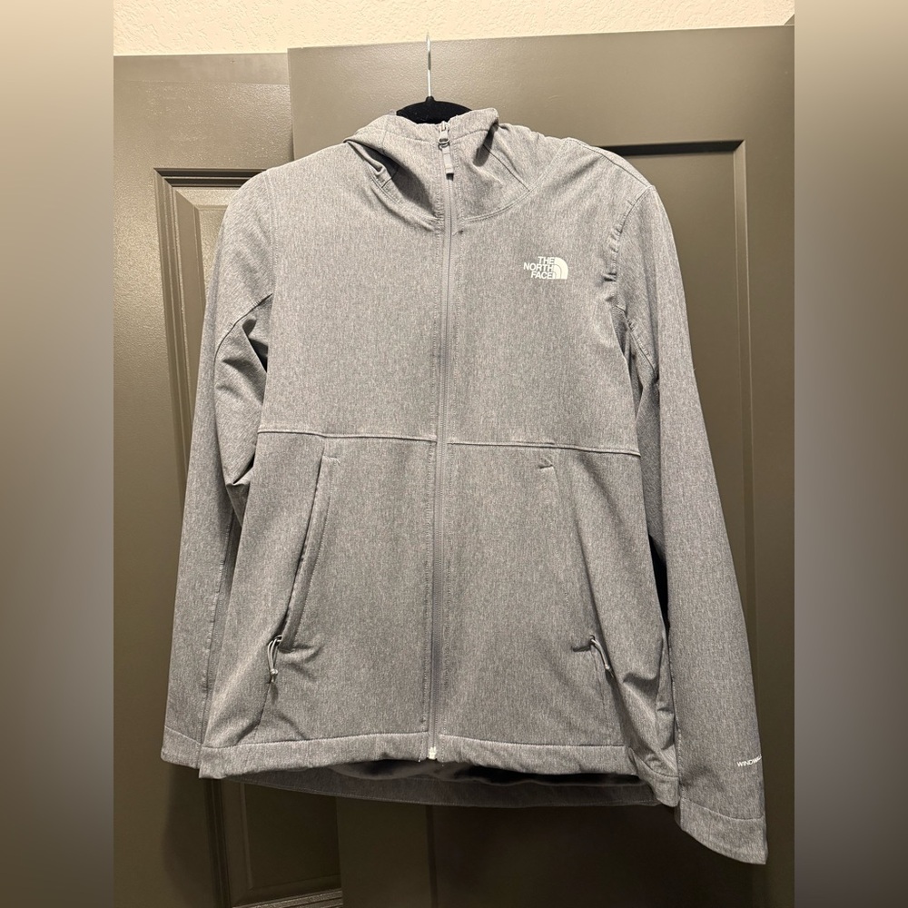 The North Face Women’s Hooded Jacket Heathered Grey Size Medium